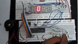 8051 Microcontroller AT89C51 based Countdown Timer Project [upl. by Asalocin]