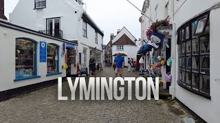 Lymington Hampshire UK Town Centre Walking Tour [upl. by Teahan]