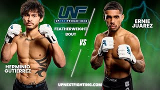 FULL BOUT  Herminio Gutierrez vs Ernie Juarez Featherweight Bout  Up Next Fighting 3 [upl. by Eednas638]