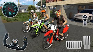 Offroad Dirt Bike 2  SUZUKI RMZ450 amp KAWASAKI KX 450F Extreme OffRoad  The Crew Motorfest [upl. by Eittod]