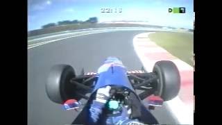 Giancarlo Fisichella amp Norberto Fontana F1 Onboard MagnyCours 1997 [upl. by Ellehcam]