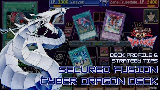 Secured Fusion  Cyber Dragon deck recipe  YuGiOh GX Tag Force [upl. by Dom382]