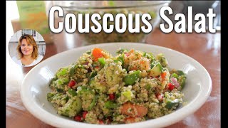 Alle lieben diesen Salat  Leckerer Couscous Salat in 10 Minuten  vegan  Canans Rezepte [upl. by Nibbs]