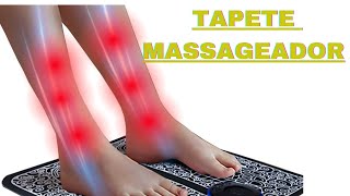 COMO USAR O TAPETE MASSAGEADOR PARA PÉS FOOT MASSAGER ORTOPÉDICO FUNCIONA EMS DIMINUI INCHAÇO E DOR [upl. by Airamak]