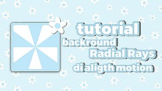 Tutorial membuat backround Radial Rays di Aligt motion [upl. by Beth124]