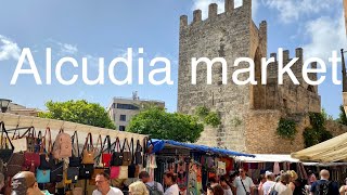 ALCUDIA MARKET AND BIG WALK Mallorca Majorca [upl. by Capon]