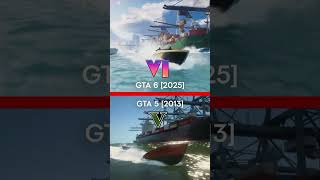 GTA 6 vs GTA 5 Graphics Comparison 😍😍 [upl. by Nlyak938]