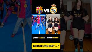 Barcelona VS Real Madrid  Song Battle 🎶🥶 [upl. by Maisie]