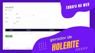 Gerador de holerite online e gratuito [upl. by Raclima]