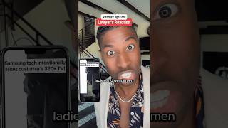 Samsung tech intentionally slices customer’s 20K TV Is warranty voided Attorney Ugo Lord reacts [upl. by Alvan124]