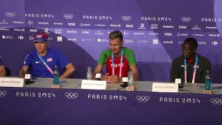 Soufiane El Bakkali Wins Kenneth Rooks Shocks For Silver In Olympic Steeple Press Conference [upl. by Gleda]