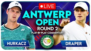 HURKACZ vs DRAPER  Antwerp Open 2022  LIVE Tennis PlayByPlay Stream [upl. by Chema]