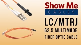 LCMTRJ 625125 Multimode Duplex Fiber Patch Cable  OM1 [upl. by Inez]