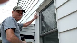 How to install exterior window trim No Breaking Aluminum [upl. by Gnemgnok]