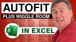 Excel  AutoFit Plus A Little Bit Episode 1716 [upl. by Ullyot980]