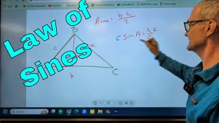 Deriving the Law of Sines from Area of a Triangle [upl. by Barrow290]