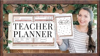 The BEST Teacher Planner that you can use forever  Digital Plan With Me [upl. by Erbua]