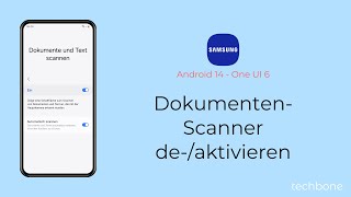 DokumentenScanner aktivieren oder deaktivieren  Samsung Android 14  One UI 6 [upl. by Sandon]