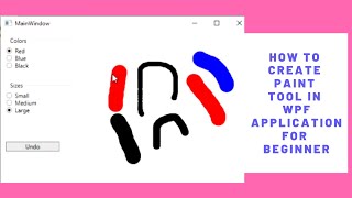 Create a Paint Application in WPF with Xaml and C with Drag amp Drop CSharp XAML WPF PaintApp [upl. by Verras656]