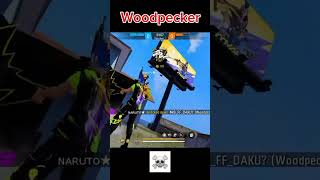 power of woodpecker ffshorts 1kviewers gaming freefire [upl. by Johppah]