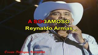 A Sogamoso  Reynaldo Armas  Karaoke [upl. by Jud649]