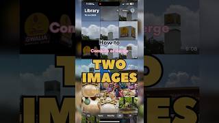 Merge two merge easily in this app merge images photos iphone [upl. by Glenna]