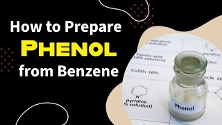 How to prepare phenol from Benzene  Class 12 ncert organic [upl. by Clein]