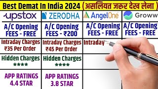 Best Trading App in 2024  Best Broker for Share market  Best Demat in india 2024 broker viral [upl. by Erreip]