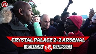 Crystal Palace 22 Arsenal  Taking Off Ozil amp Aubameyang Was A Mistake Claude amp Ty [upl. by Gerius989]