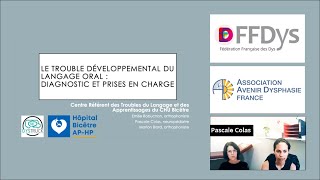 Webinaire Le trouble développemental du langage oral dysphasie diagnostic et prises en charge [upl. by Eisned]