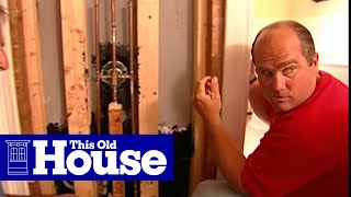 How to Repair a Shower Valve in a Tile Wall  This Old House [upl. by Elocyn]