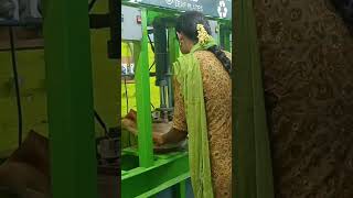 Areca Plate Making Machine  Leaf Plates Dindigul  9842520931  smallbusinessideas leafplates [upl. by Ennagrom]