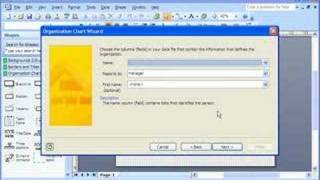 Visio 2007 Demo Create an organization chart [upl. by Jo Ann]