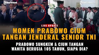 🔴LIVEUPDATE  JENDERAL SENIOR TNI HORMAT KE PRABOWO LANGSUNG DIBALAS CIUM TANGAN OLEH PRESIDEN [upl. by Jeggar767]