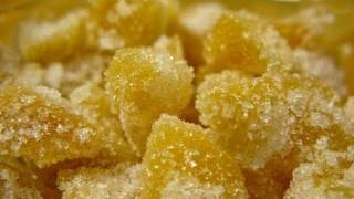 How to Crystalized or Candied Ginger video recipe by Bhavna [upl. by Ardnait]