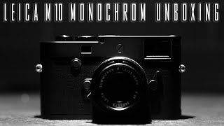 Leica M10 Monochrom Unboxing [upl. by Delia754]