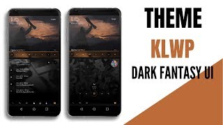 Best Klwp Themes FREE ✔ DARK FANTASY UI KUSTOM  Kustom Live Wallpapers [upl. by Anaillil]