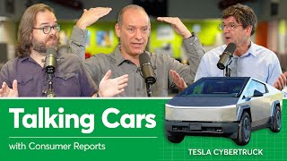 2024 Tesla Cybertruck  Talking Cars with Consumer Reports 455 [upl. by Eniron]