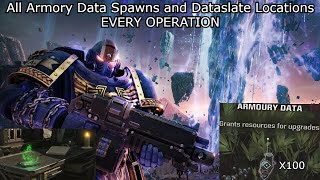 All Armory Data Spawn Locations Guide and Operations Dataslates l Warhammer 40k Space Marine 2 [upl. by Renat]