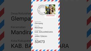 KODE POS MANDIRAJA BANJARNEGARA  Zip Code Indonesia shorts mandiraja banjarnegara [upl. by Ettenaj268]