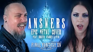 Final Fantasy XIV  Answers Epic Metal Cover  feat KristinStarkey and Myuu [upl. by Amalbena]