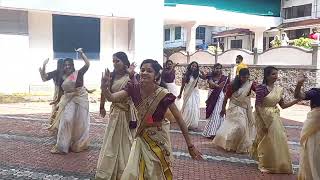 onamvibesflash mobkeralastylemalayalam film songs danceadipolifusion dancecinematic fusion [upl. by Rigdon]