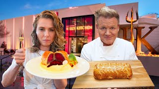 Trying Gordon Ramsay’s Legendary Beef Wellington at Hell’s Kitchen Las Vegas [upl. by Paff215]