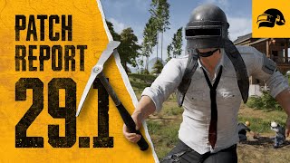 Patch Report Update 291  PUBG BATTLEGROUNDS EUROPE [upl. by Ecyle]