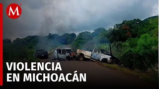 CJNG irrumpe en Díaz Ordaz Michoacán reportan extorsión en zona aguacatera [upl. by Ibrad]