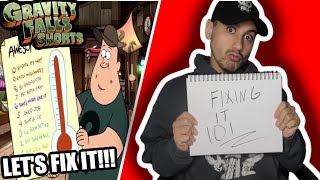 Fixin’ it with Soos Gravity Falls Shorts REACTION CAN SOOS FIX IT [upl. by Keeryt]