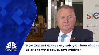 New Zealand cannot rely solely on the intermittency of solar and wind power says minister [upl. by Eirlav]