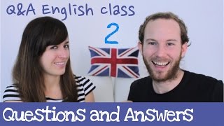 QampA English class 2  Aprende inglés cotidiano [upl. by Albric445]