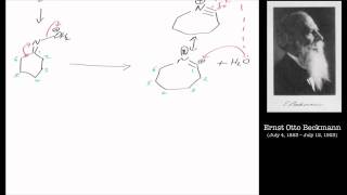 The Beckmann rearrangement Reaction mechanism chemistry tutorial [upl. by Flannery181]