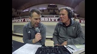 Scott Cross Postgame Interview Eastern Kentucky [upl. by Adnawat286]